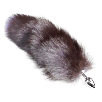 fur WOLF tail butt plug