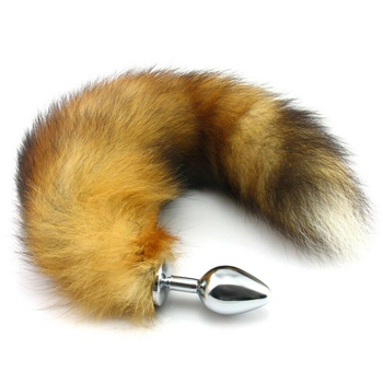 fur fox tail butt plug